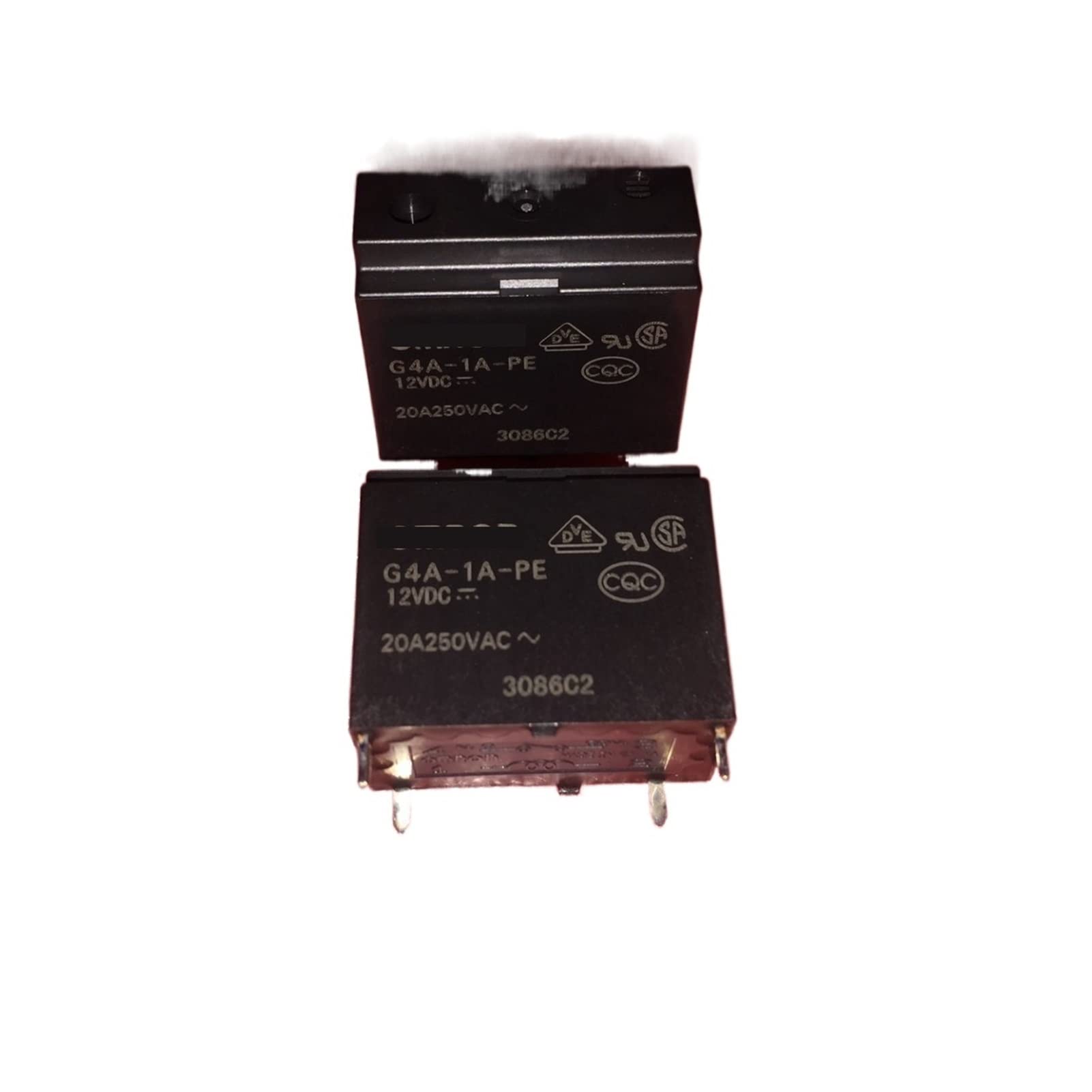 GJZIFGFWQ Relay 10pcs G4A-1A-PE-12V G4A-1A-PE-12VDC G4A-1A-PE 12VDC 20A/250VAC/4Pin