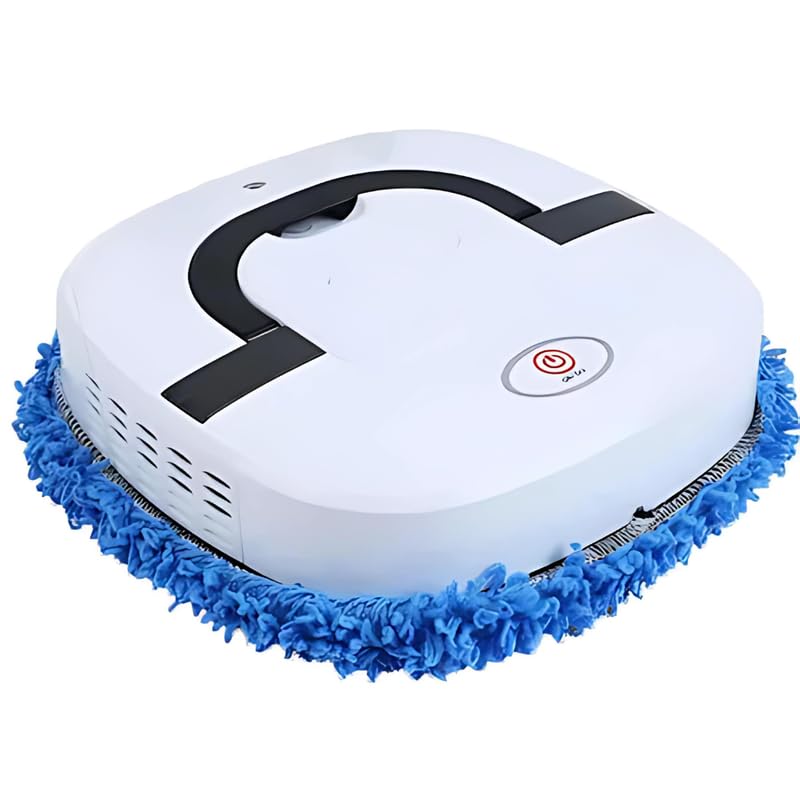 Drumstone 𝟭𝟱 𝗬𝗘𝗔𝗥𝗦 𝗪𝗔𝗥𝗥𝗔𝗡𝗧𝗬 Dry and Wet Floor Sweeping Machine, Intelligent Mopping Machine with Spraying Function, Low Noise Low Interference and Easy to Carry (White)-image-10