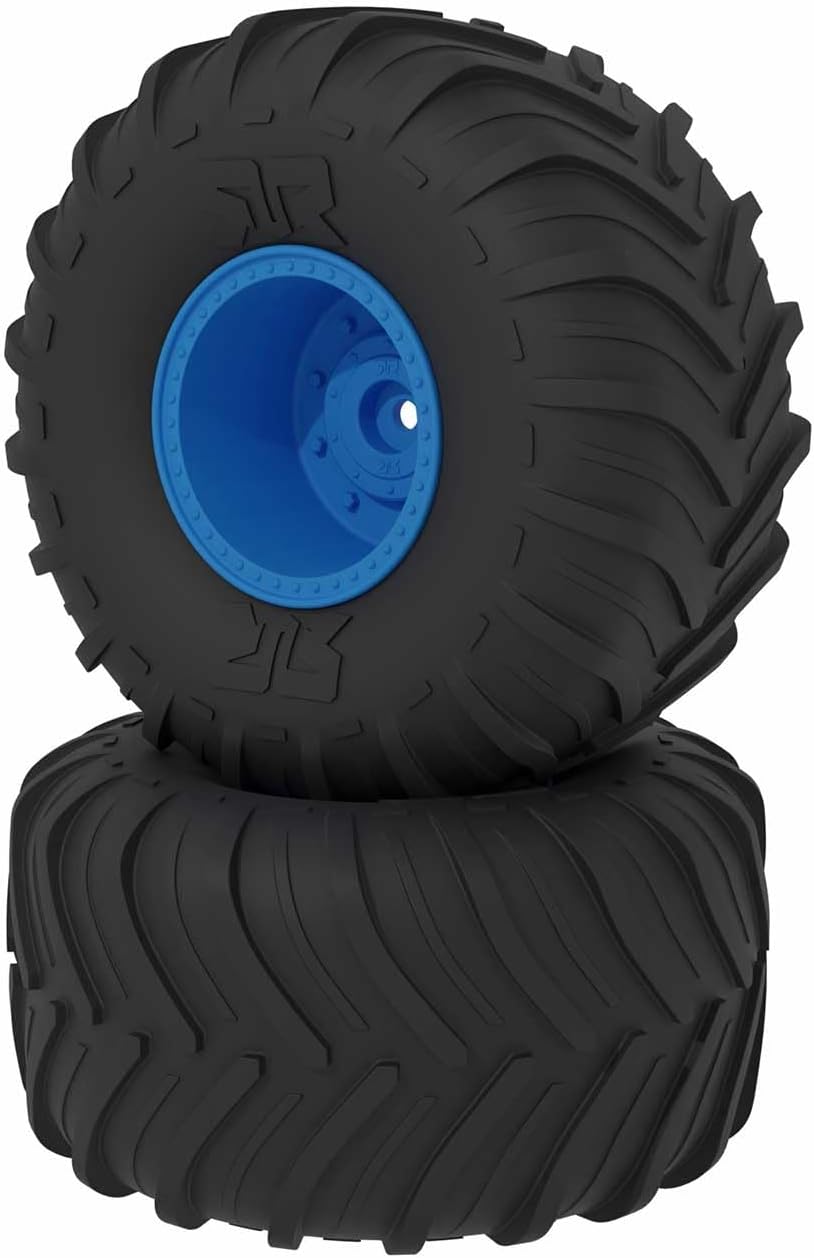 ARRMA dBoots Chevron MT Tire Set Glued - Blue, ARA-2530