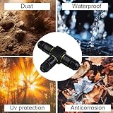 IP68 Junction Box Waterproof 3 Way 3 Pin Electrical Cable Protector Box Connector External Sleeve Coupler Outdoor External Cord Boxes M20 for 4-8mm Wire Range - Image 7