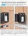 DG-Direct Video Doorbell Door Mount, Hanger Bracket Holder for Home, No Messy Wires or Screws (Black)