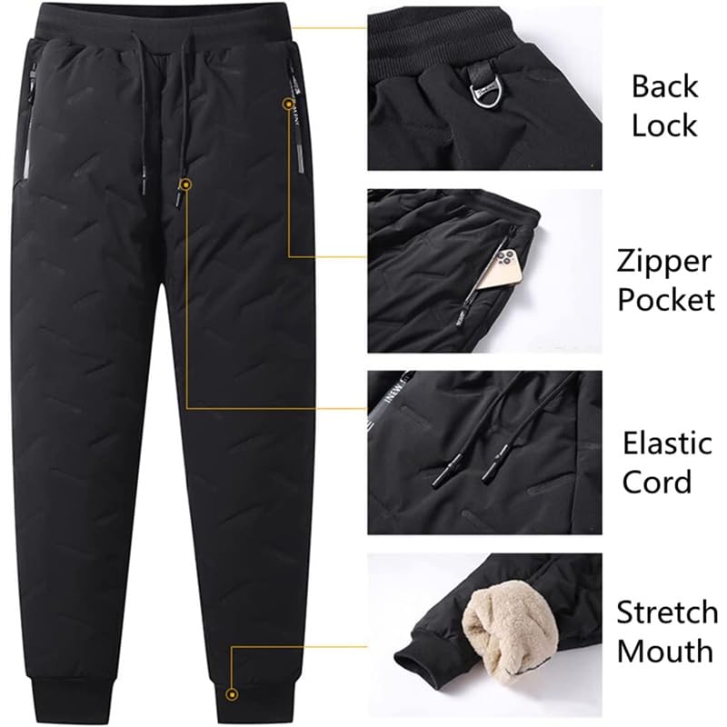 Polar Supply Fleece Pants, PolarPants Fleece Thermal-Pants Unisex, Fleece Lined Pants Women & Mens3