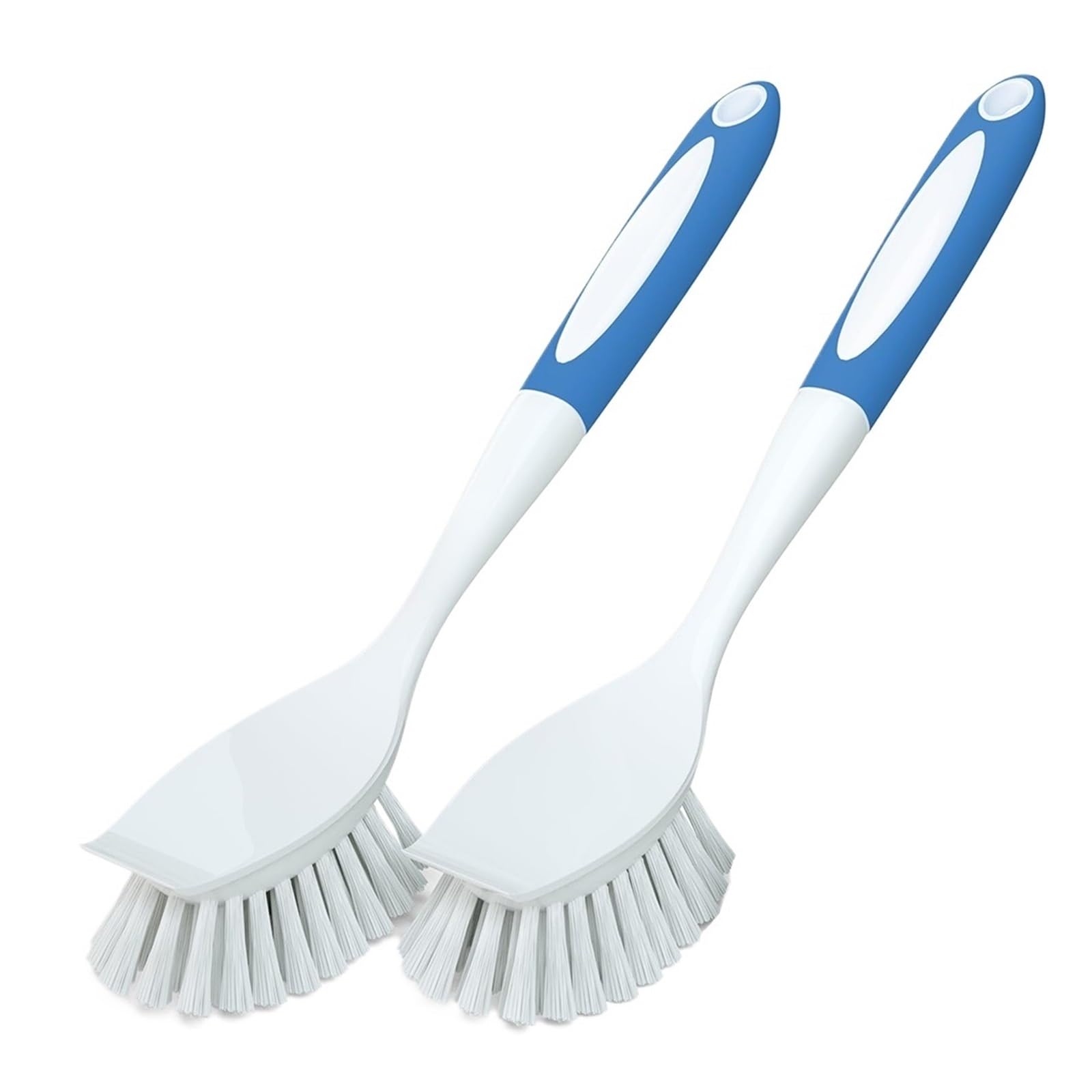 2/4/5/6pcs Cleaning Brush Pad Set Dish Scouring, For Kitchen Scrub & Bendable Cup Brushes(PURPLE)