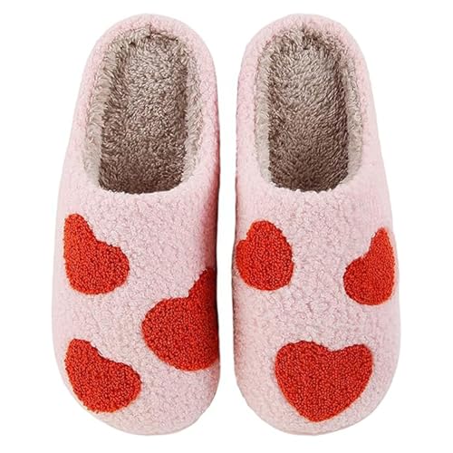 Image of LNERIP Animal Slippers Fruit Slippers Plant Slippers Various Cartoon Patterns Fluffy Soft Memory Foam Retro Indoor Outdoor Home Couple Shoes
