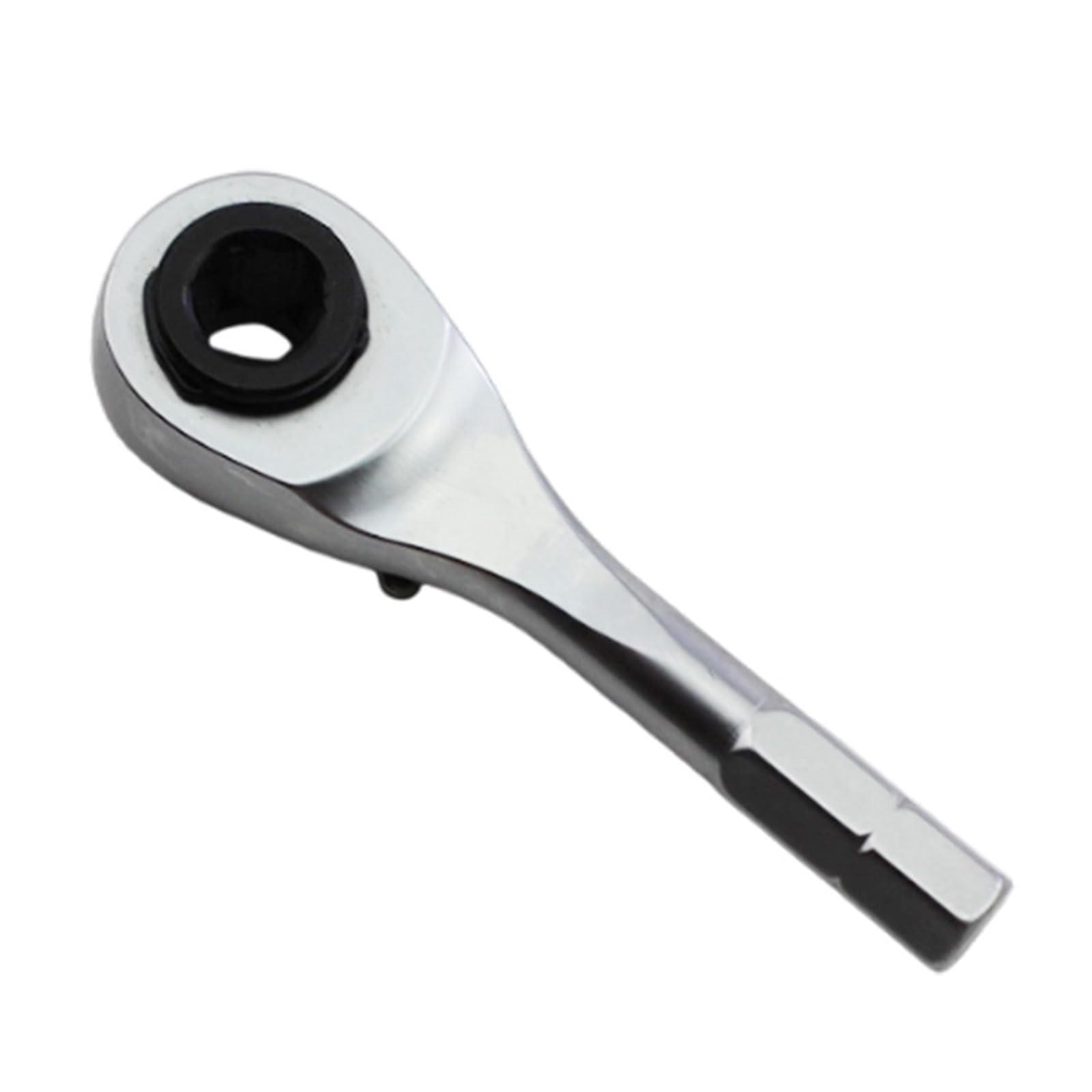 Tsophreniq A Stainless Steel Hexagonal Ratchet Screwdriver 6.35Mm Rod Manual Hand Tool Reversible Wrench Screwdriver Rod Stainless Steel Socket Hand Tool