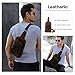 Leathario Bolso Pecho Hombro Bandolera Cruzado Cuero Guenino Vintage de Trabajo para...