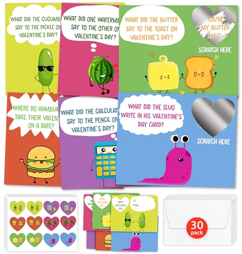 Cartes de Saint-Valentin amusantes pour enfants solution pour échange scolaire de vœux
