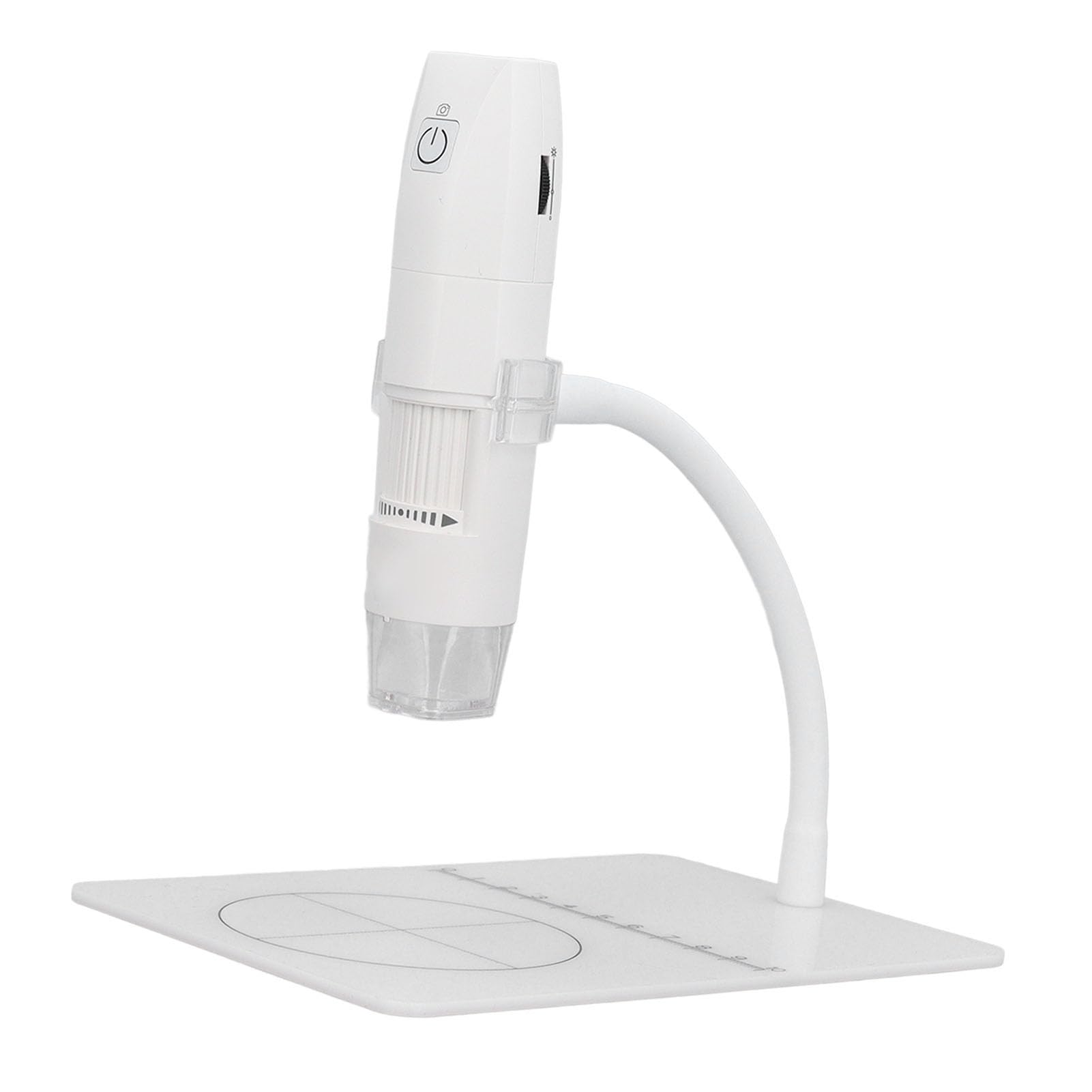 Jiawu Digitales Mikroskop, 800 MAh, 8 LEDs, Tragbares USB-Mikroskop für die Reparatur von Leiterplatten, 2 MP, 50–1000-fache Vergrößerung mit Verstellbarem Ständer, Kompatibel mit IOS Mac Windows