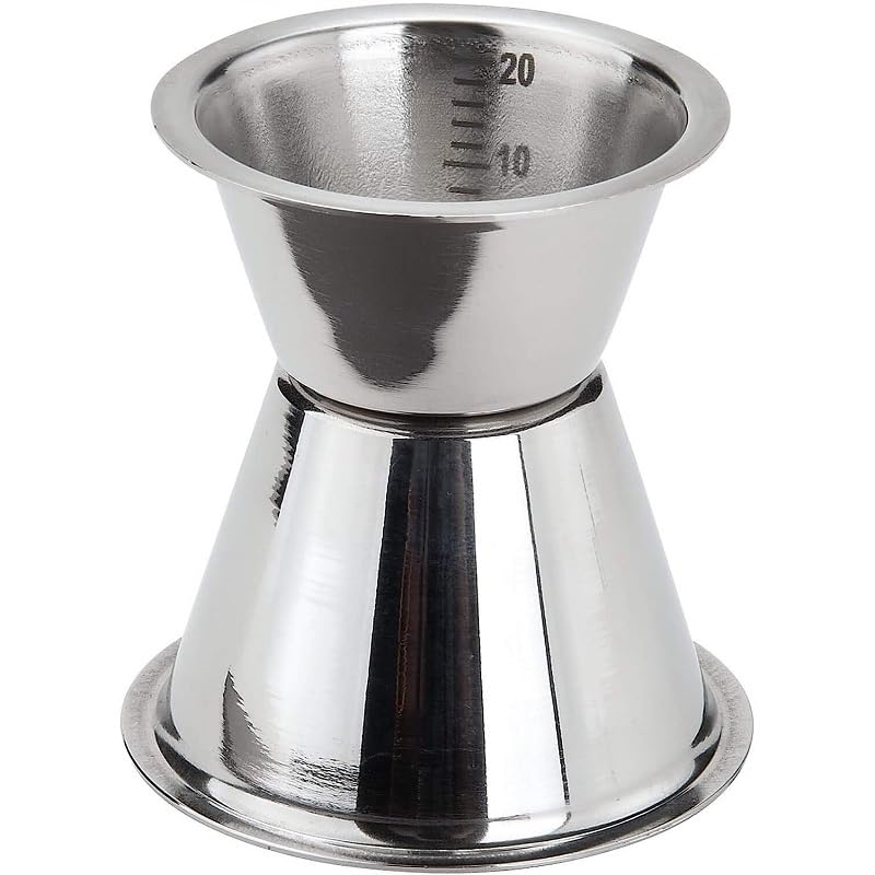 Cocktail7 Bar Jigger, 1 Piece, 10/20/30/40 ml, Stainless Steel Measuring Jug - Image 4