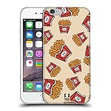 Head Case Designs French Fries Pixel Food Soft Gel Case Compatible with Apple iPhone 6 / iPhone 6s