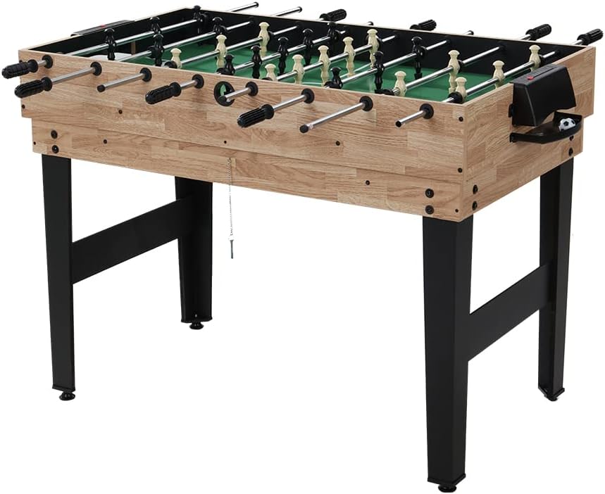Foosball Table, 10-in-1 Football Soccer Ball Shuffleboard Tennis Bowling Chess Foose Tables Home Party Favour Kids Game Training Equipment Indoor Sport