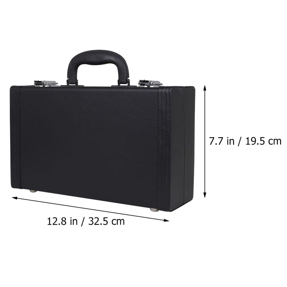 SECFOU Estuche para Clarinete Acolchado y Resistente, Caja de Almacenamiento Portátil Negra, Maletín para Clarinete Forro Protector, Accesorio para Instrumentos de Viento y Madera, Uso