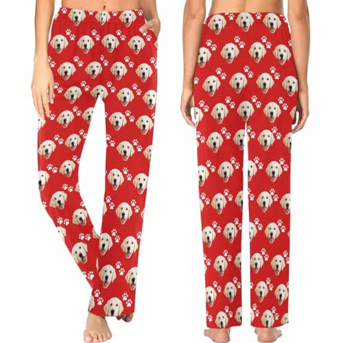 MyPupSocks Custom Face Pajama Pant Christma Pajama Bottom Personalized Pajama for Boyfriend Girlfriend Photo Pajama Bottom4