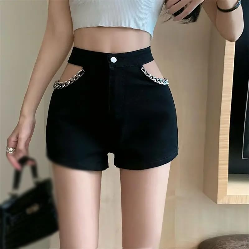 Short Pants Woman Hollow Denim Shorts for Women Summer