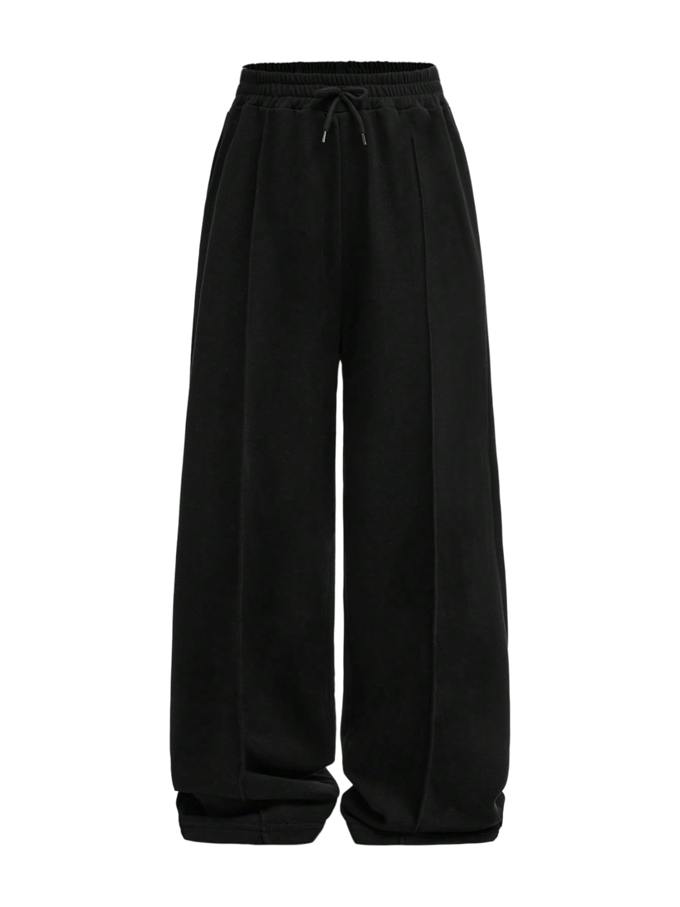 SweatyRocks Mädchen Hosen Lässig Weites Bein Hose Jogginghose mit Taschen Elastischer Bund Sweathose Locker Freizeithose