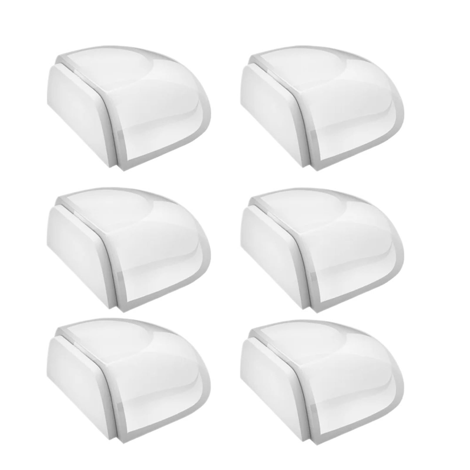 Door Stop Floor Door Stopper Self Adhesive Rubber Bumper Wall Protectors Acryli Buffers for Protection Furniture(6)