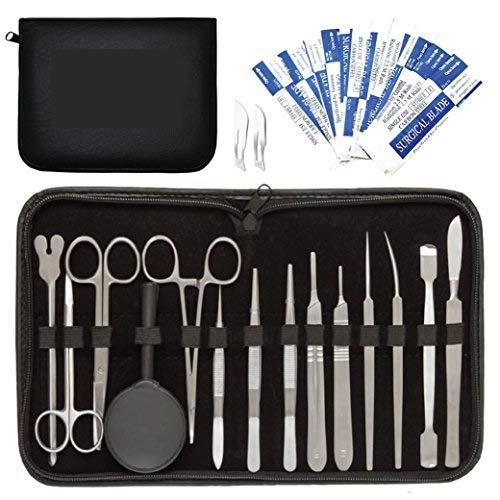 Generic 26 Pcs Dissection Kit - Premium Quality Stainless Steel Tools for Dissecting Frogs etc - Best for Biology/Anatomy/Botany and Veterinary Students or Teachers with Case (B08XP8LWDY) Amazon Price History, Amazon Price Tracker
