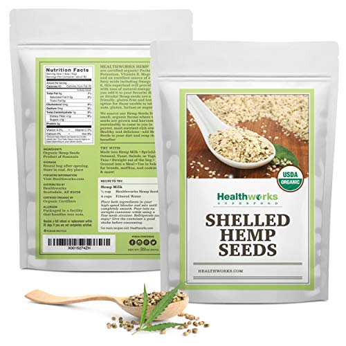 Healthworks Shelled Hemp Seeds Organic (64 Ounces / 4 Pound) (2 x 2 Pound Bags) | Premium & All-Natural | Canadian or… - Image 4