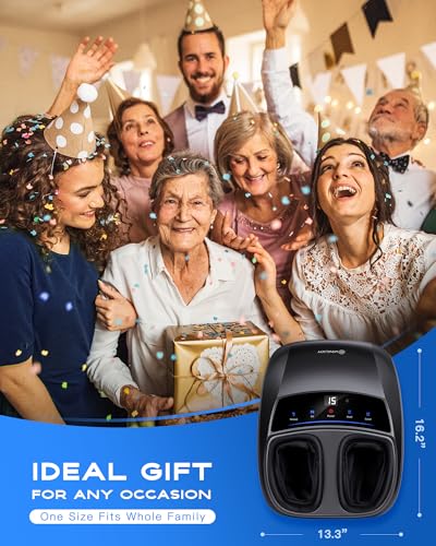 KINGJOY Foot Massager with Heat - Professional Shiatsu Deep Kneading for Neuropathy and Pl - image 6