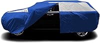 Vista 3 de Cubierta de auto Titan Brilliant Color Poly 210T para SUV compacto de 170-187". Impermeable, con protección UV, resistente a los arañazos, apertura