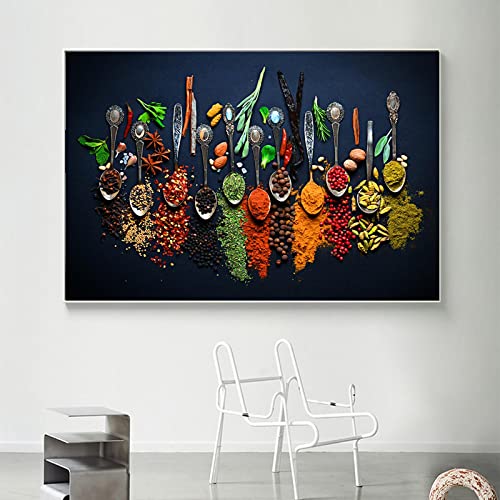 Affiches et Impressions pour Salon Décor Cuisine Tableau Pizza Grand Format - 2