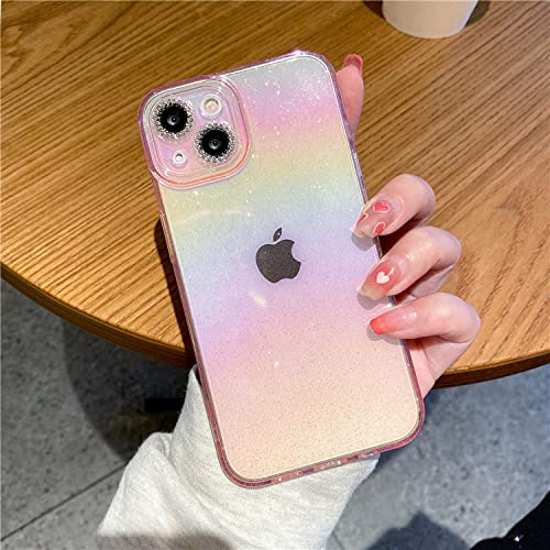 Coque iPhone XR antichoc strass dégradé rose anti-rayures