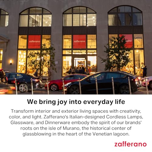Zafferano, Poldina Pro Lamp, Rechargeable Cordless Table Lamp with Touch Controls, Suitable for Indoor and Outdoor, Dimmer, 2200-3000 K, Height 14.9 Inches, Rust Color by Zafferano - Image 8