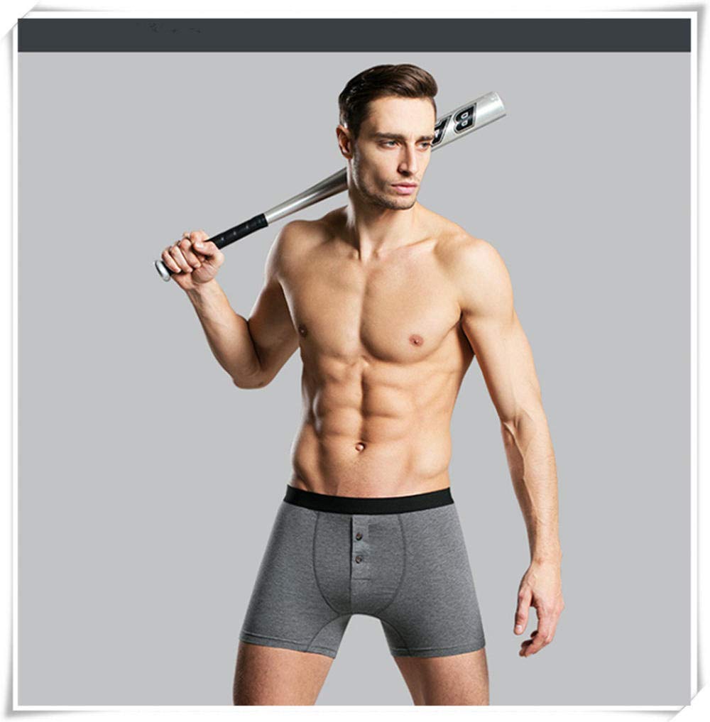BLOMDE Boxer Hombreropa Interior Larga De Algodón Boxers Boxer Calzoncillos Suaves De Homme Bragas Masculinas Pantalones Cortos Pierna