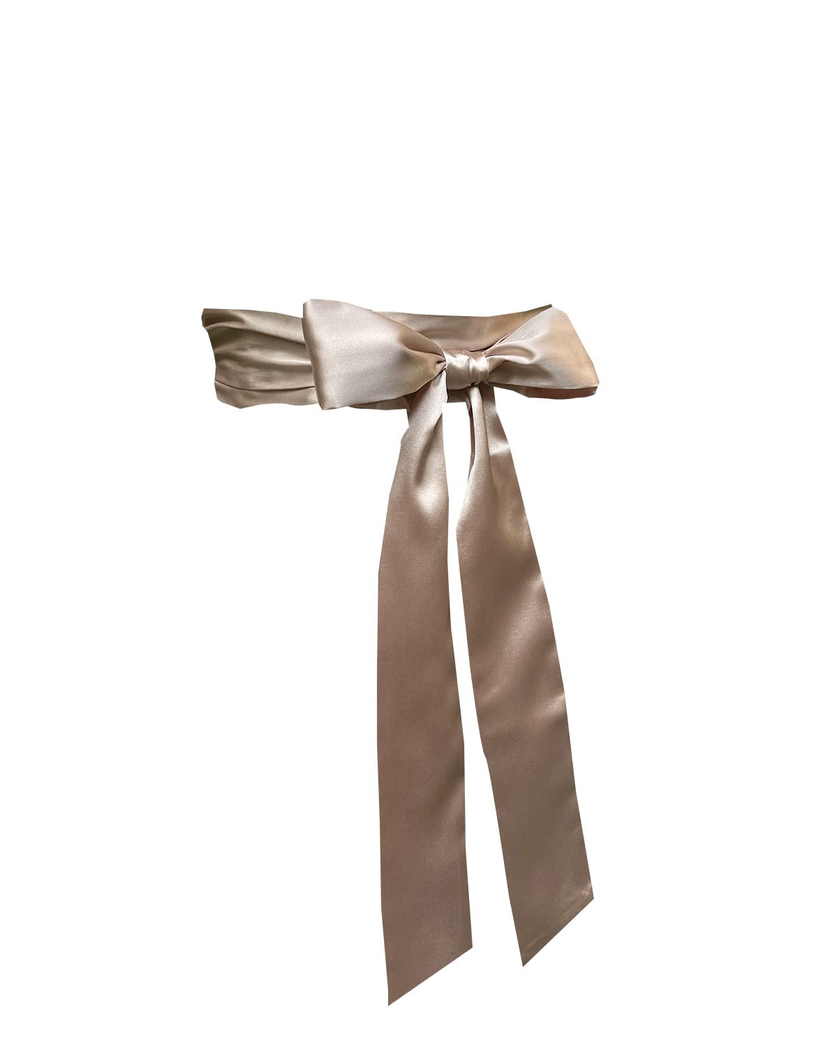 LORDRIE Wedding Satin Sash Bridal Belts For Special Occasion Dresses, Champagne, Medium