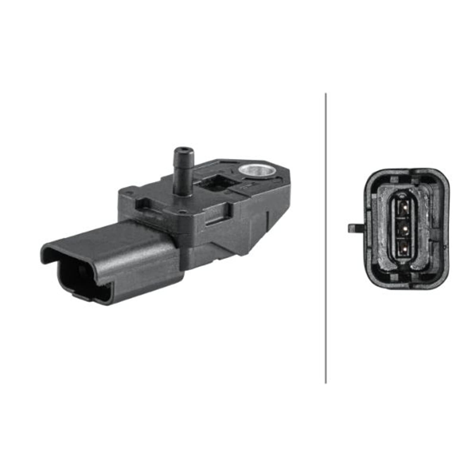HELLA 6Pp 358 152-341 Capteur, Pression De Suralimentation - 3Pôle - Vissé