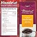 Teeccino Hazelnut Chicory Coffee Alternative - Ground Herbal Coffee That’s Prebiotic, Caffeine Free & Acid Free, Medium Roast, 11 Ounce (Pack of 6)