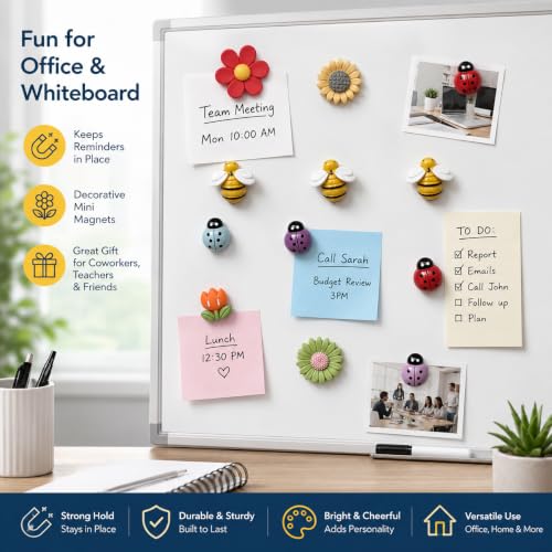 10 Imánes Decorativos para Refrigerador miniatura 6