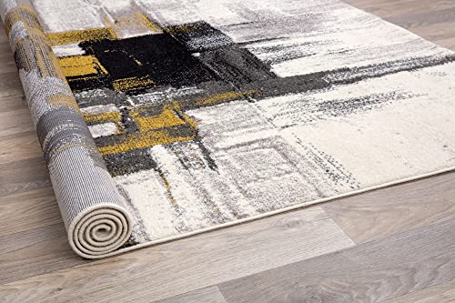 Tapete corredor Rugshop moderno abstracto 2x7 pies miniatura 3