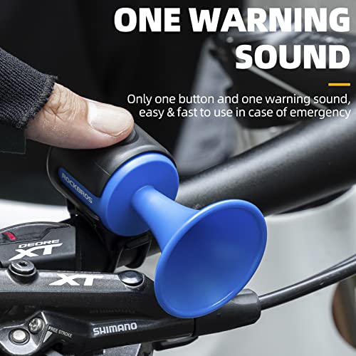 image for ROCKBROS Electric Bike Horn 120dB Adults Kids Bike Horn Alarm IPX4 Wat