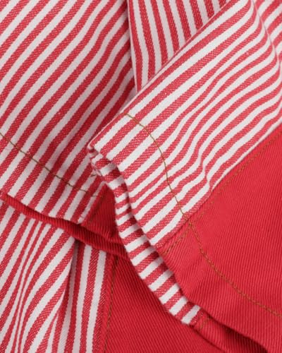 Image of PEIHOT Low Rise Striped Pants for Women Pull On Drawstring Boho Wide Leg Jeans Trendy 2026
