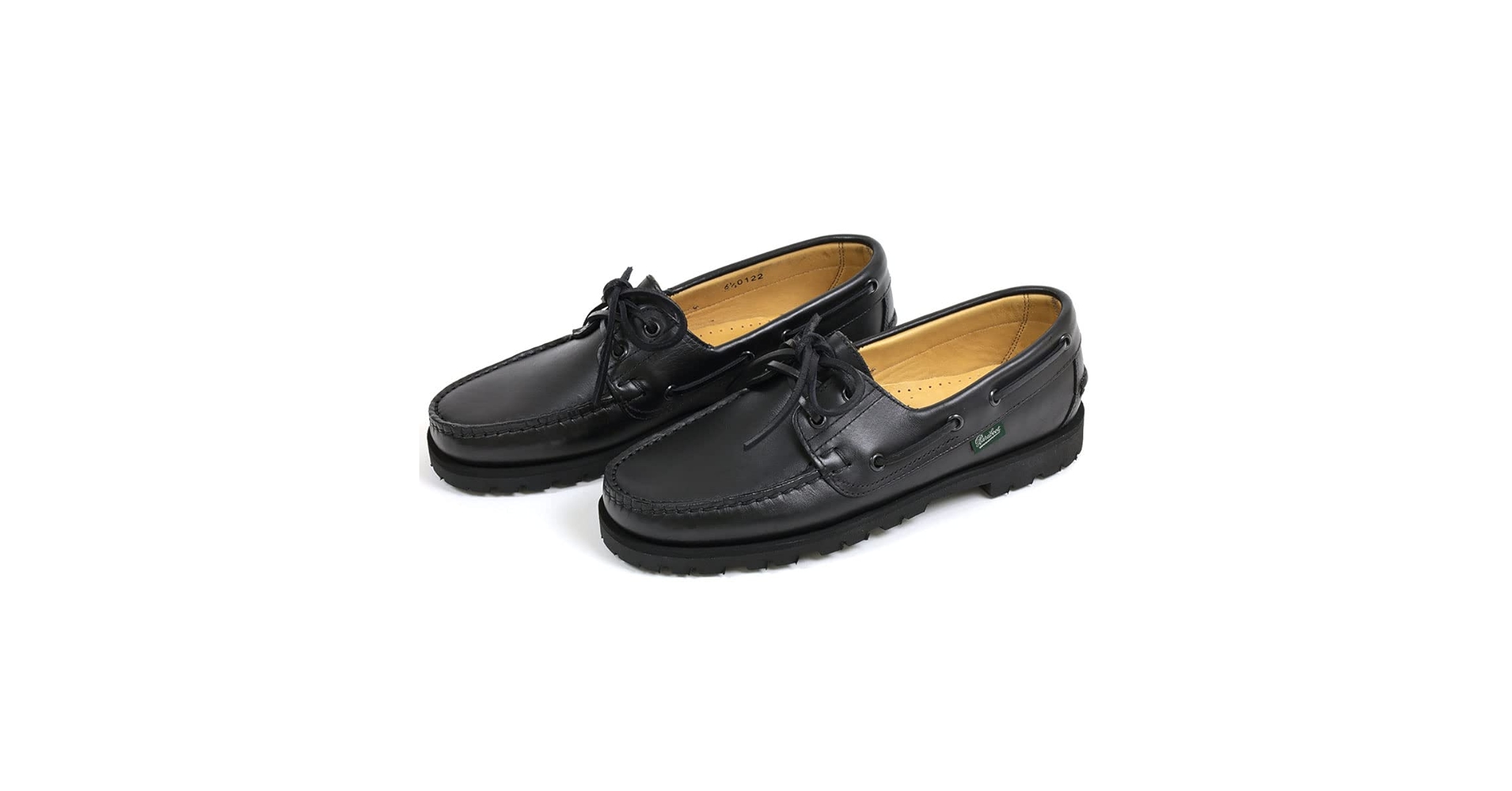 パラブーツ◇MALO◇デッキシューズ◇ブラック◇6 1/2◇格安出品 PARABOOTパラブーツMALOマロ デッキシューズサイズ6