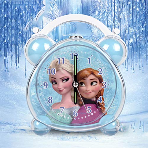 Kinder Karikatur Schlafzimmer Wecker Nachttisch Fading Nacht Licht Musik Aufwachen Oben Uhr Süß Mini Reise Leise Schreibtisch Alarm Uhr Geschenk zum Zuhause Kinder Jungs Mädchen Jugendliche,C Cover