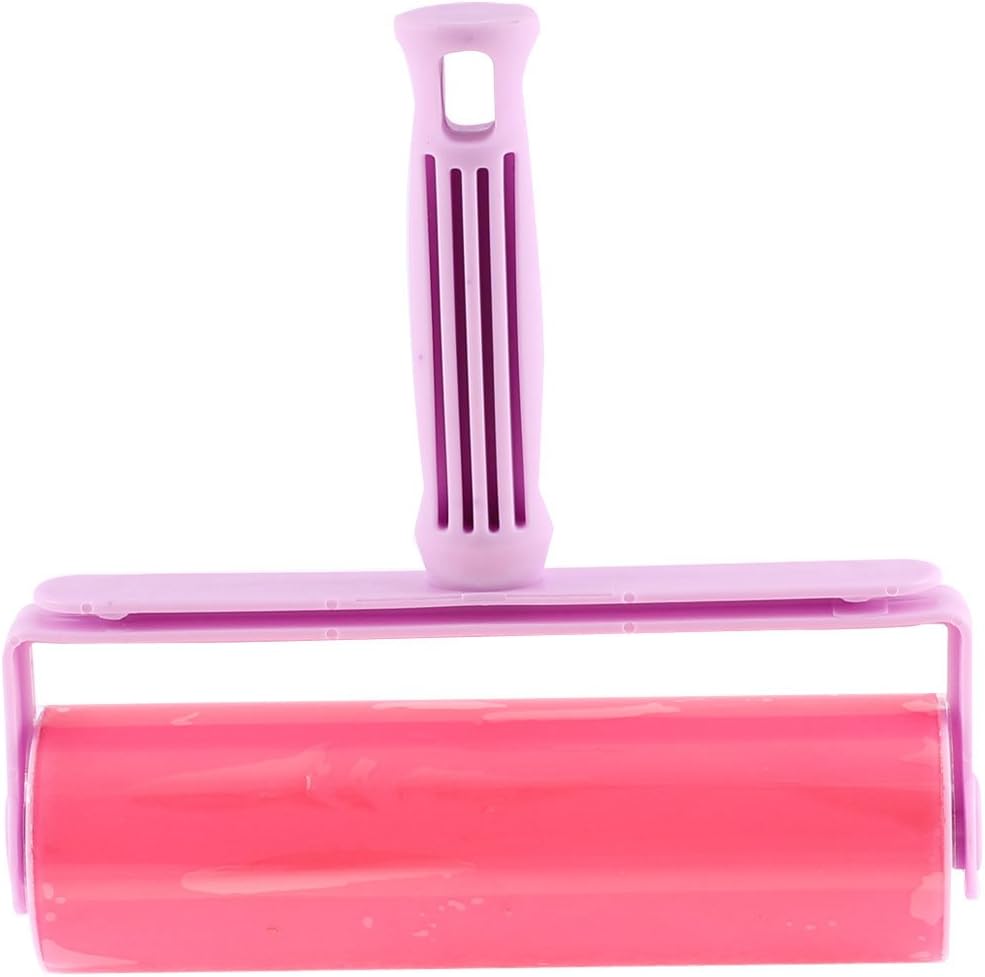 Household Washable Sticky Hair Removal Roller 16cm 5Pcs Purple (id: bdf d44 8b7 366 aea