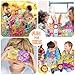 Jasonwell Magnetic Tiles Kids Magnetic Blocks 110PCS Building Sets 3D Magnet Tile Building Blocks Toy Construction Educational STEM Toys Gifts for Toddlers Boys Girls 3 4 5 6 7 8 9 10 + Year Old