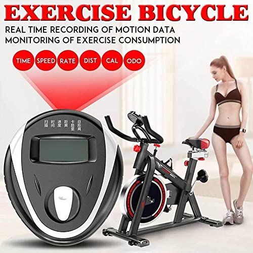 Image of Magnetic Resistance Exercise Bike - Indoor Cycling Bike Stationary with Comfortable Seat Cushion Silent Belt Drive Exercise Bikes Stationary