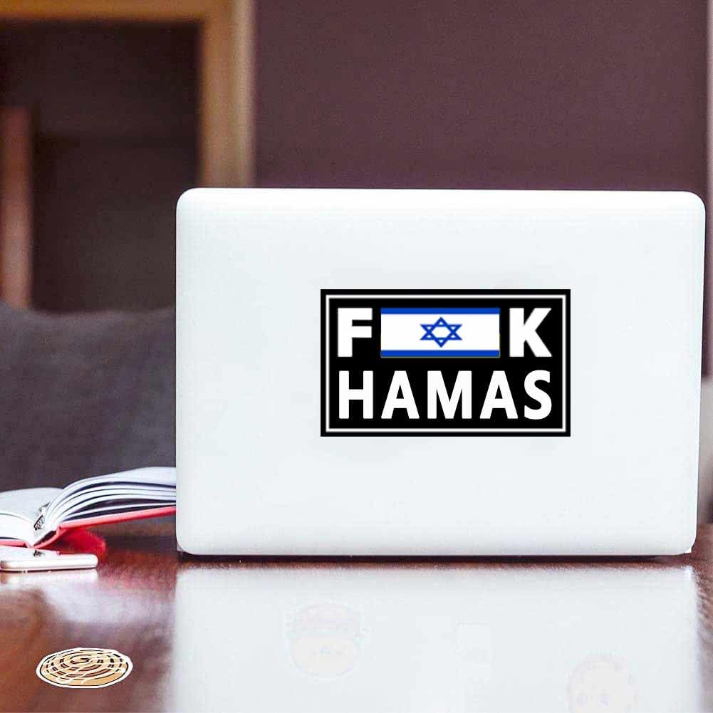 Fuck Hamas Israel Flag Bumper Sticker Support Israel In, 45 OFF