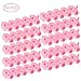 Produktbild Hihey 50 Pcs Nettes Badewannenspielzeug Gummi Rosa Schwein Baby Badespielzeug,Sicherheit Vinyl Spielzeug Beißring Gummi kleine Glücksschweinchen Bad Dusche Spielzeug Für Kinder,ganz tolles Geschenk