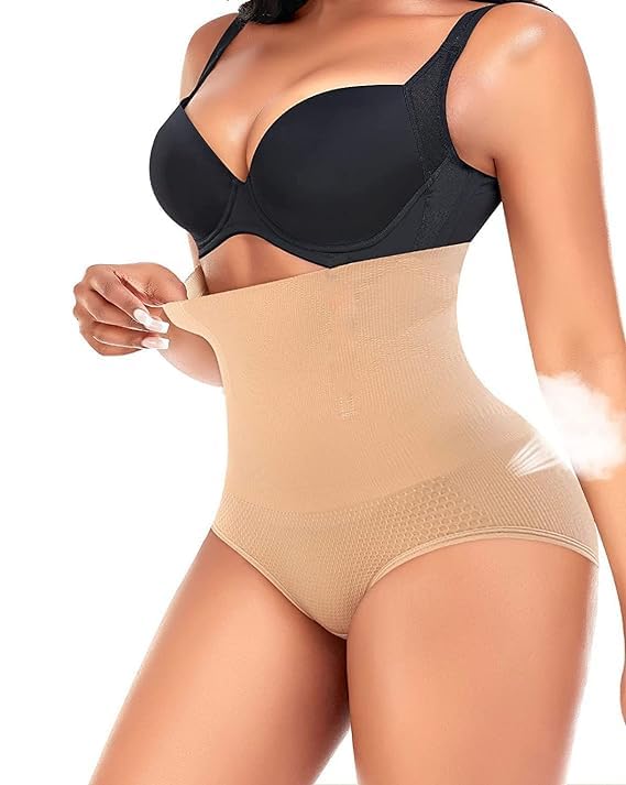 brachy Women's High Waist No Rolling Down Tummy Tucker Butt Lifter Slim Waist Trainer Shapewear Panty BCA_TMYPANTH01-picture-1