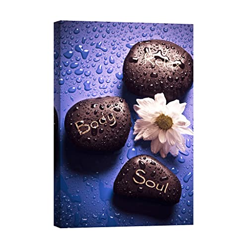 Tableau canvas fleurs DCF019-2 pour une ambiance zen de nuit dans votre chambre