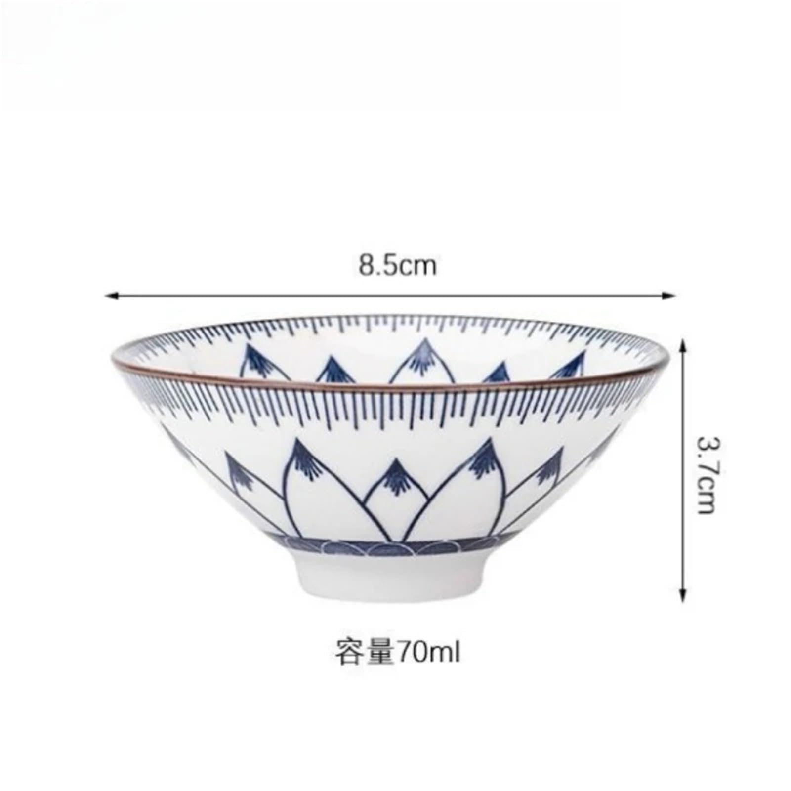 Juego De Tazas De Té De Porcelana Azul Y Blanca, Juego De Té Gongfu De 10 Piezas, Sombrero De Bambú Vintage, Taza, Regalo De Uso Doméstico De Estilo Chino