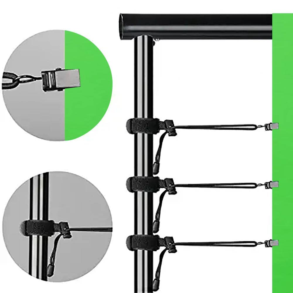 LYLYCTY Green Non-Woven Fabric Background 10x10ft Solid Color Backdrop Photo Video Recording Photography Props with 4X Spring Clamps,6X Clips WLY51