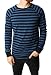 Lucky Brand Men's Long-Sleeve Striped Crew Shirt