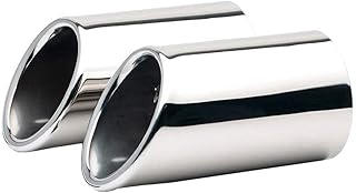 Top-Longer Tuyau d’Echappement Embout D'Échappement Silencieux Tuyau d’Echappement de Gas Tail Pipe en Acier Inoxydable Embout de Pot Arrière