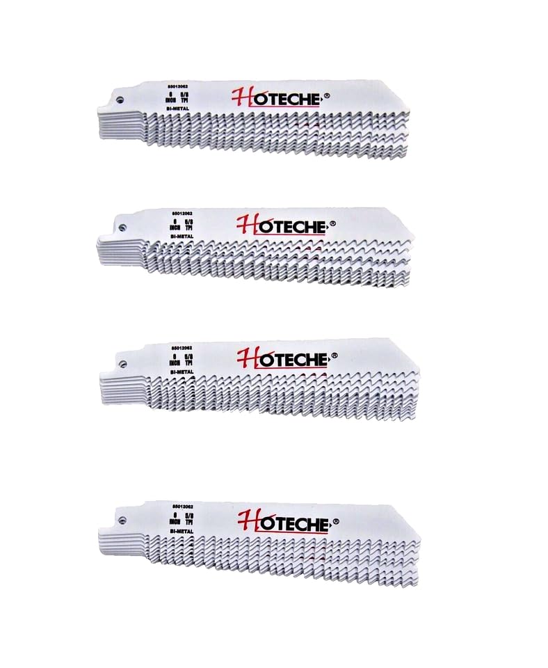 Lot of (40) Reciprocating Saw Blades Wood Nails Demolition 6" x 5/8TPI