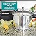 Mirro 92160A Polished Aluminum 10-PSI Pressure Cooker Cookware, 6-Quart, Silver -